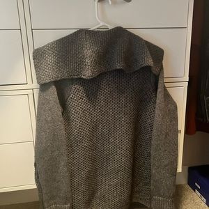 Gray, cozy sweater